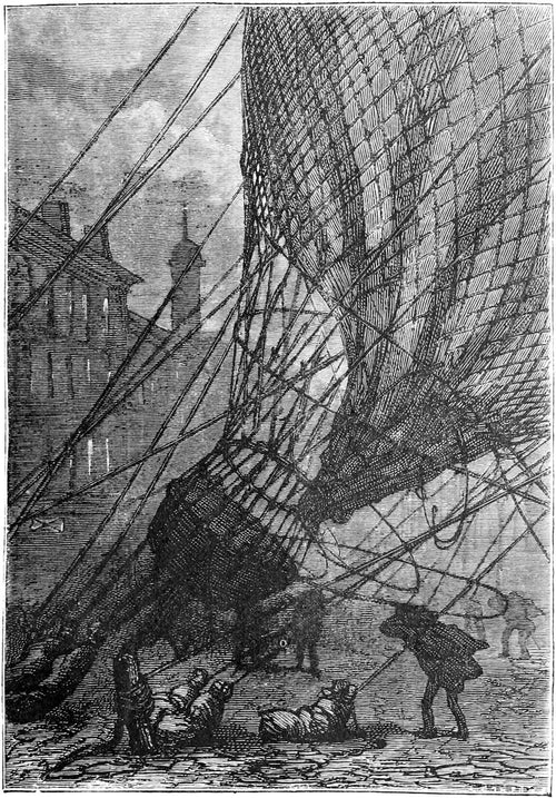 “They met beside the basket.” Engraving by Jules Férat, volume 1